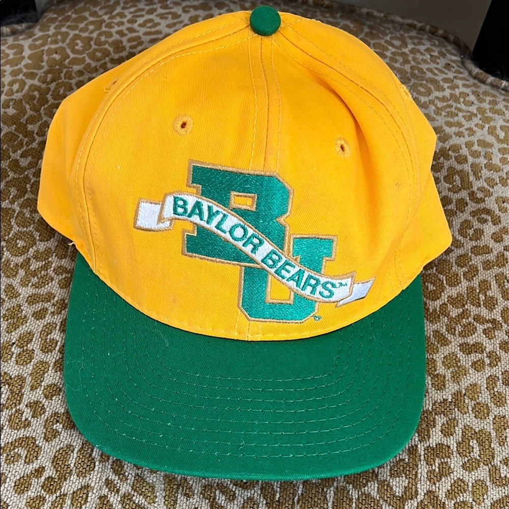 Baylor Bears Yellow and Green Cap